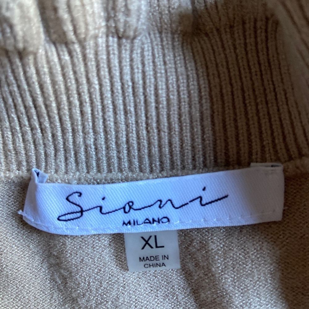 Sioni Milano Long Sleeve Sweater sz xl  Exc - Picture 2 of 5